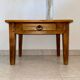 Old wooden bedside table