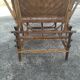 Former rattan and bamboo lounge chair in 1920
