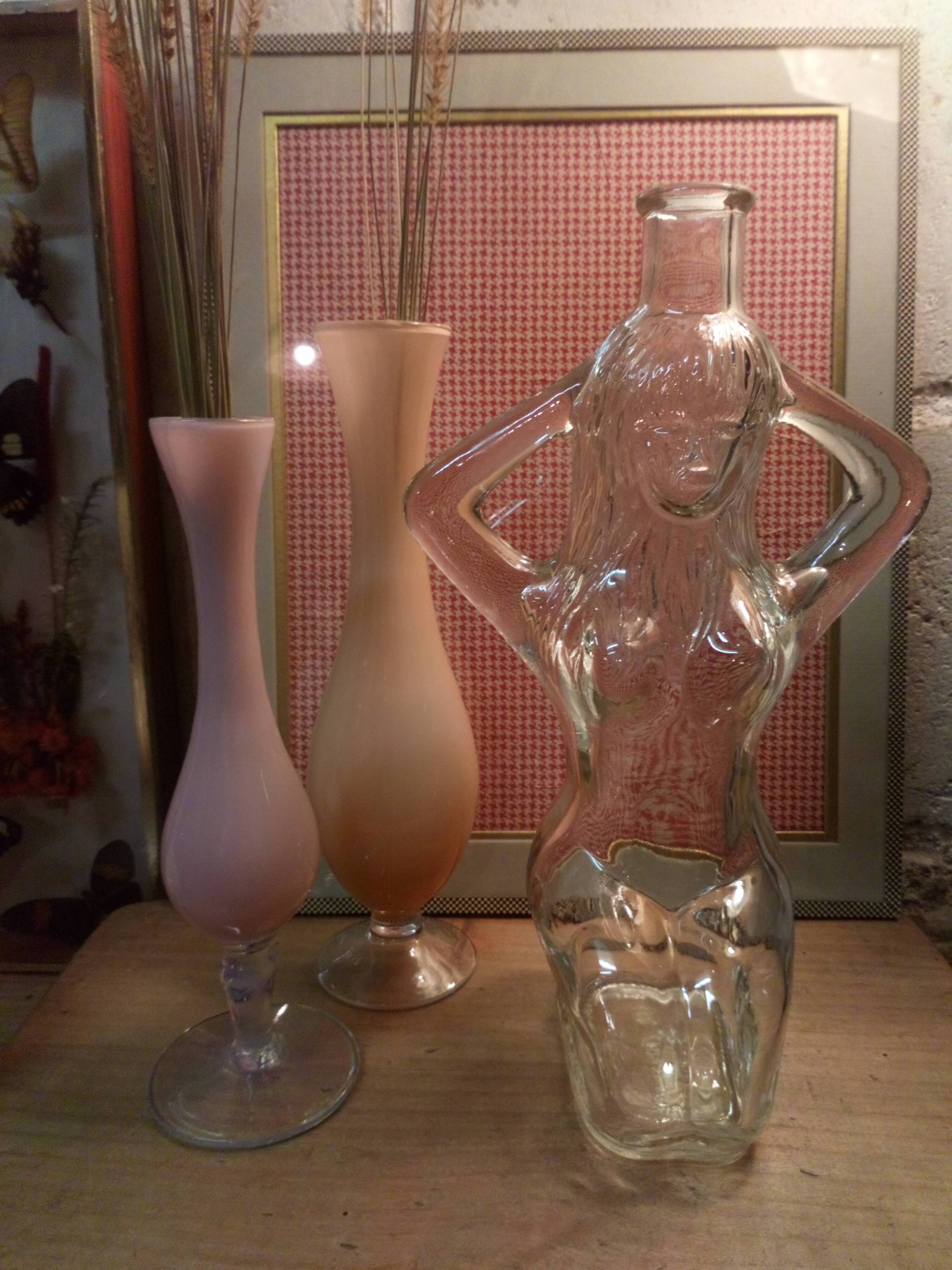 Carafe the transparent glass nymph