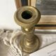 Bougeoir ancien en laiton 28 cm