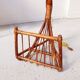 Lamppost wears vintage rattan magazine