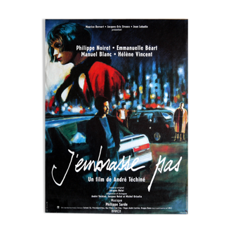 Affiche cinéma originale "J'embrasse pas" André Téchiné