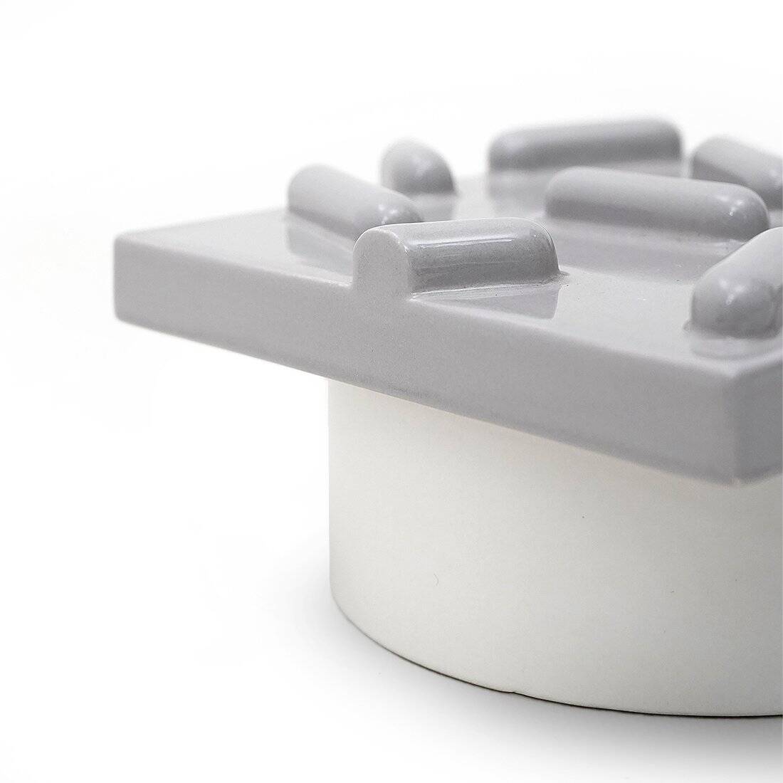 Bowls with lids by Luigi Castaldi and Massimo Materassi for Mas, 1980s, set of 2.