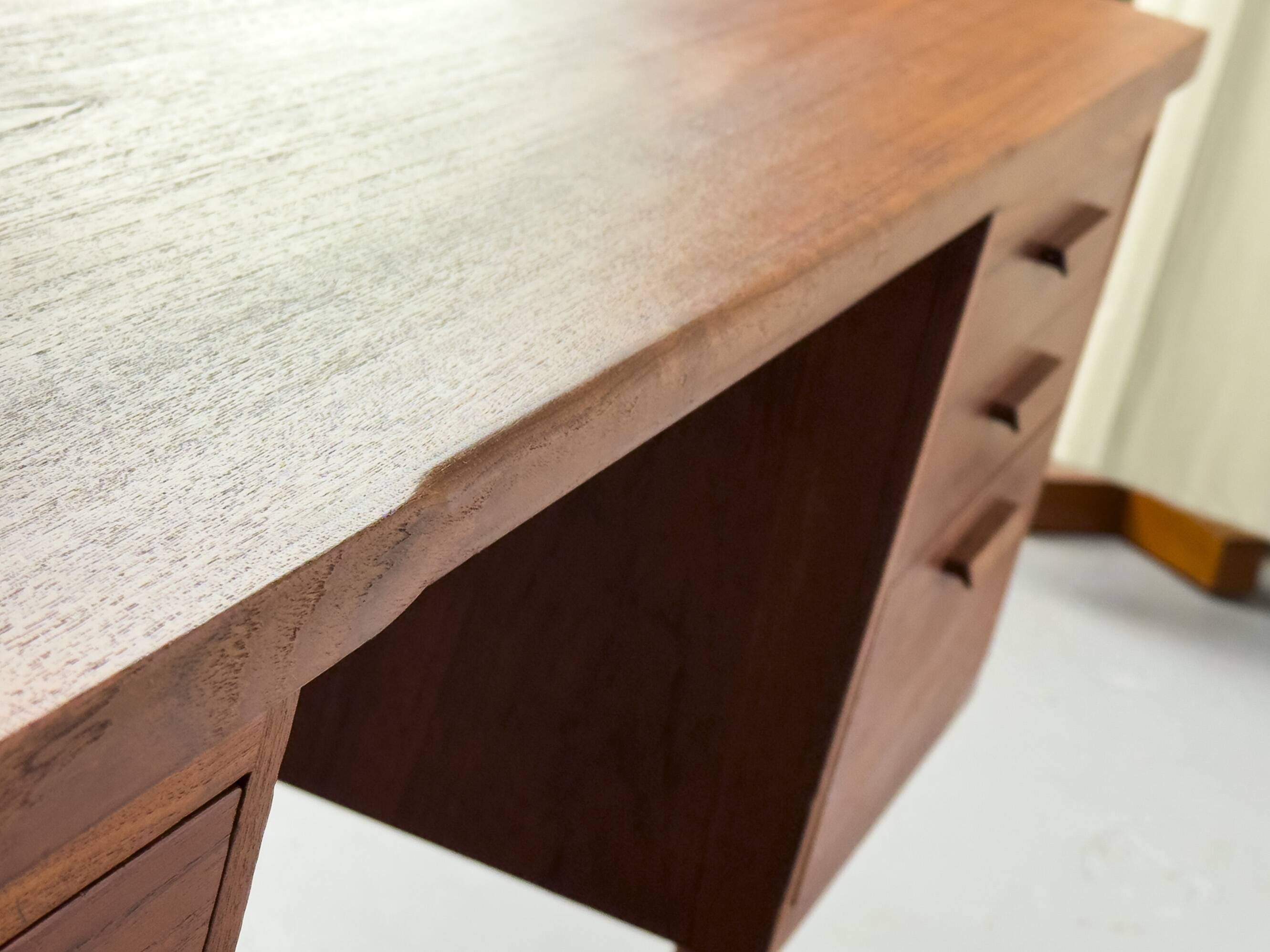 Danish teak desk with drawers, 1960s