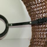 Old rattan lampshade