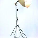 Floor lamp, old projector, flash photos