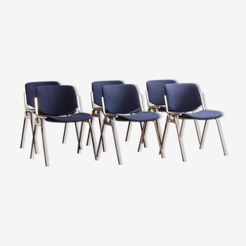 Lot of 6 Castelli chairs, model DSC106, designed by Giancarlo Peretti, since 1970