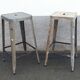 Pair of metal stools