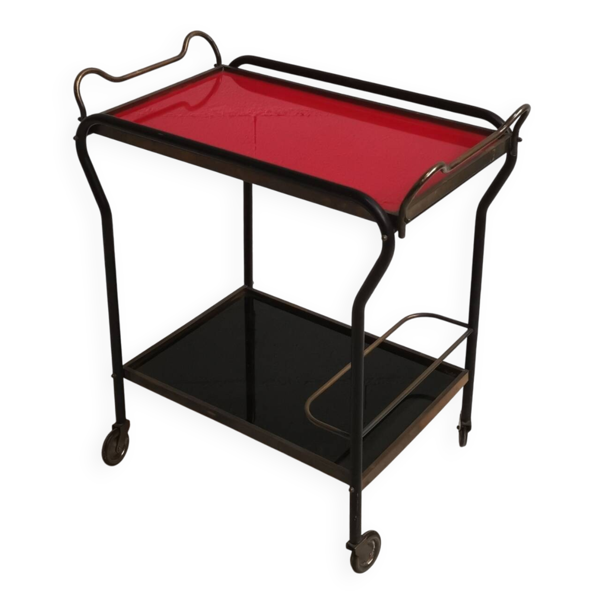 Rolling trolley, vintage occasional furniture from the 1950s