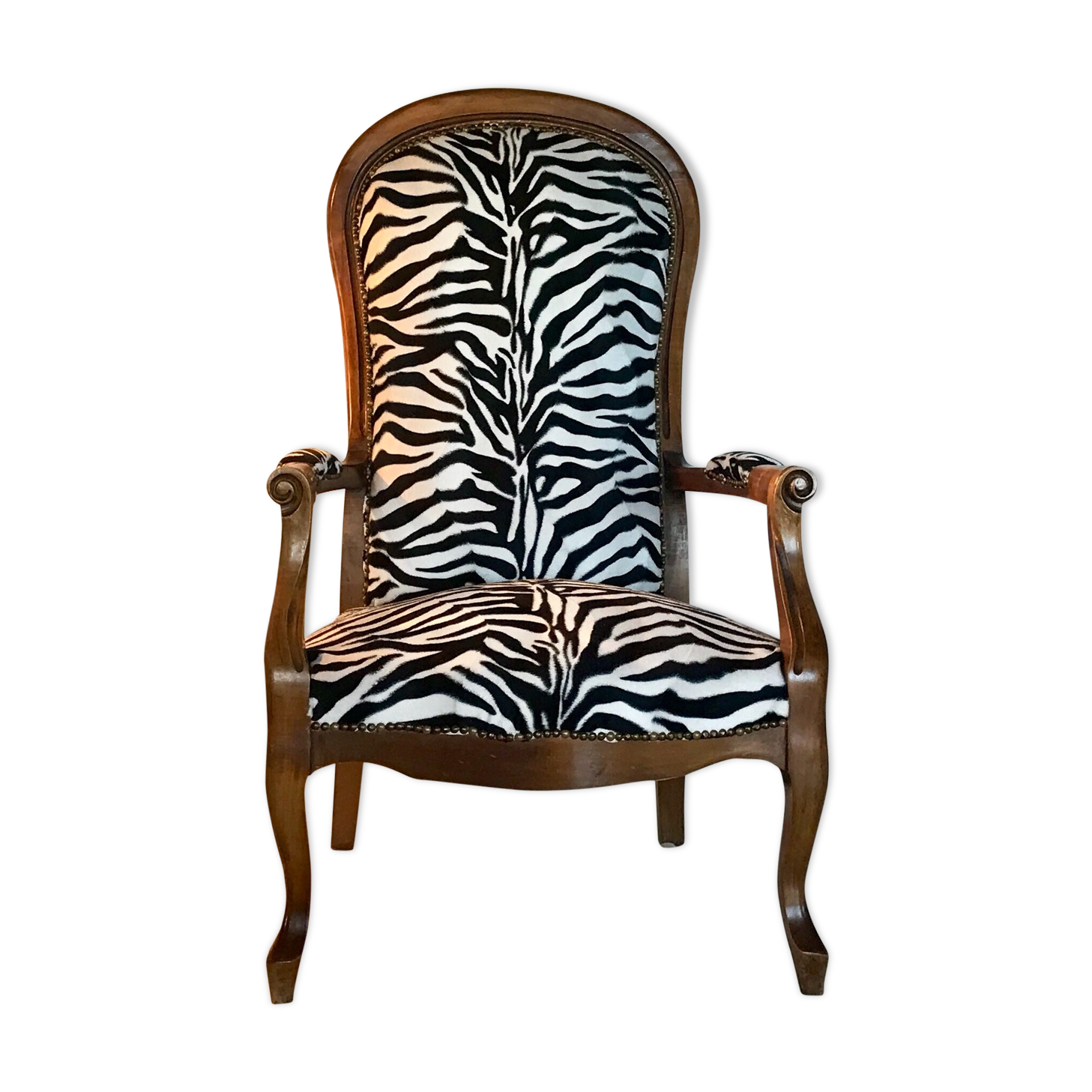 Armchair Voltaire twentieth "Zebra"