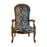 Armchair Voltaire twentieth "Zebra"