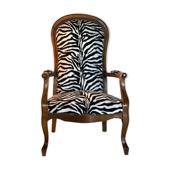 Armchair Voltaire twentieth "Zebra"