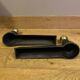 Pair of Napoleon III andirons from the 19th century in cast iron and brass