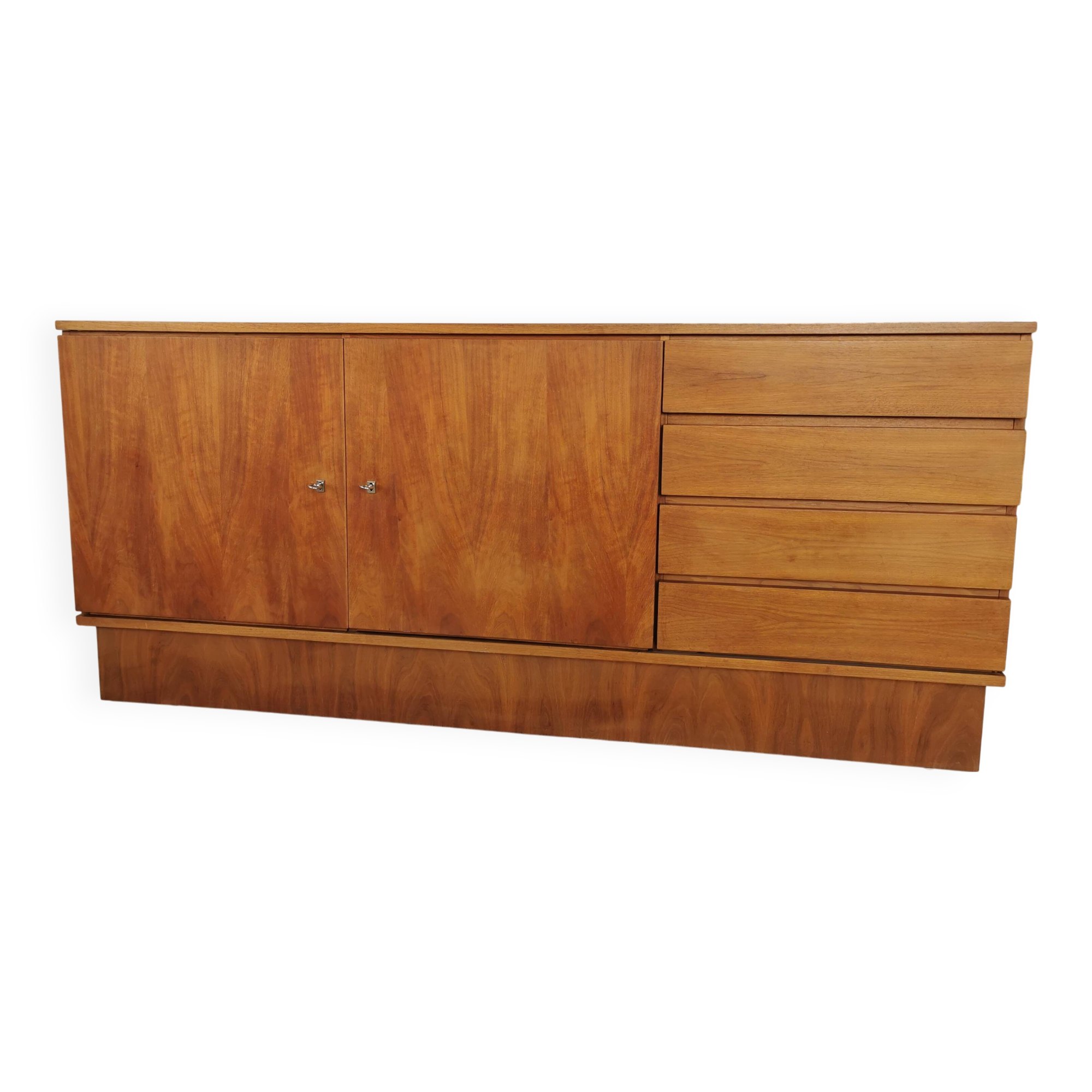 Vintage walnut sideboard from the 70s