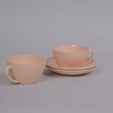 Digoin porcelain cups and saucers