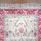 Handmade silk cashmere rug 125x76cm