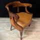Fauteuil de bureau en noyer, époque Restauration