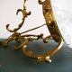 Chiseled glass chandelier