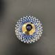 Lomonosov porcelain sugar bowl LFZ – Cobalt net pattern – Russia,