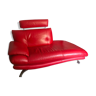 Sleepy sofa 2-3 places red leather