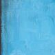 Blue and Red original minimalist abstract modern painting, stretched canvas
