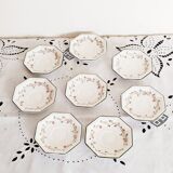 8 "Johnson Brothers" English porcelain saucers or coasters