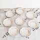 8 "Johnson Brothers" English porcelain saucers or coasters