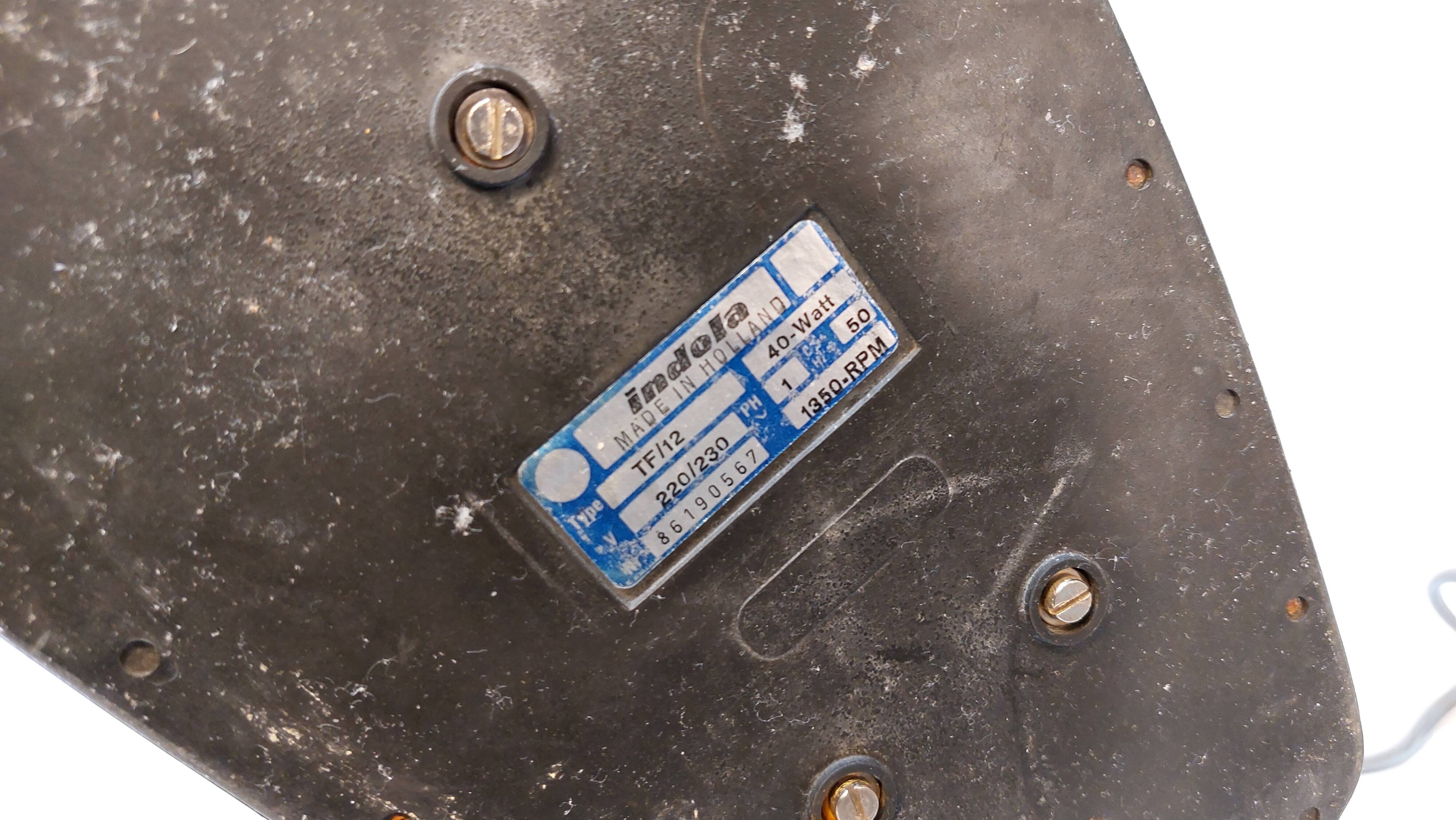 Vintage fan Indola - 60s