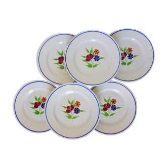 6 dessert plates from the Badonviller factory 2106187