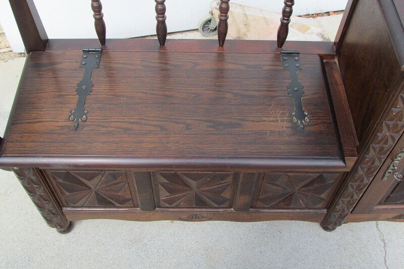 Entrance furniture oak, 1980s