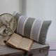 Striped cushion
