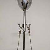 XL dome suspension light made of blown glass by Limburg, Germany, circa 1960.