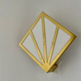Art Deco wall sconces – gilded brass