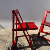 Aldo Jacober folding chairs from the 1970s.