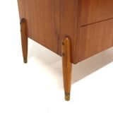 Scandinavian teak chest of drawers, Bröderna Gustavssons, Markaryd, Sweden, 1950