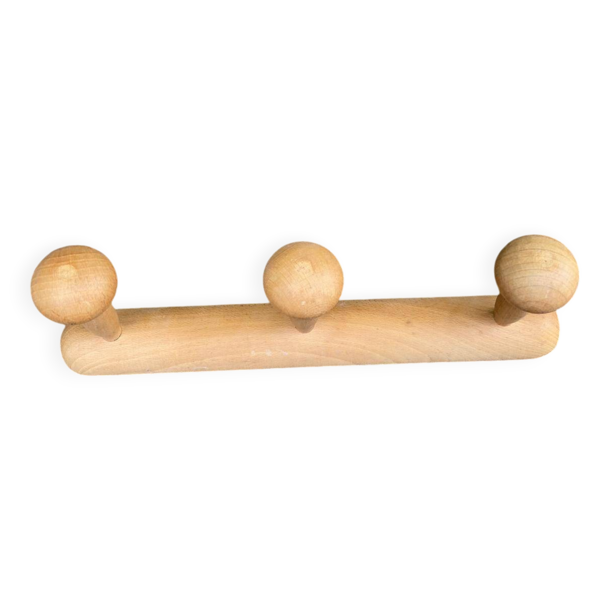 Solid wood coat rack
