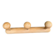Solid wood coat rack