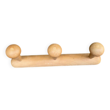 Porte-manteau patère en bois massif