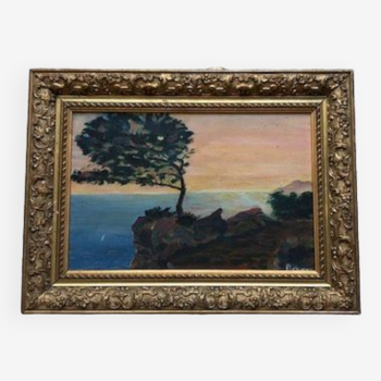 Maritime pine painting