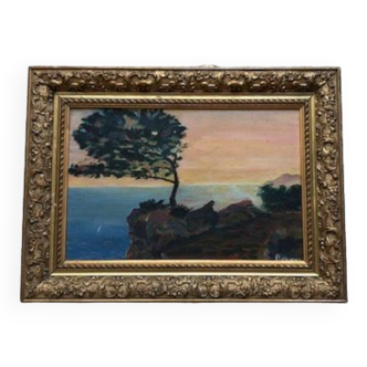 Maritime pine painting