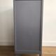 Wooden dresser painted five drawers tapered feet, vintage 60s