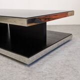 Contemporary design coffee table, Italian 1970s style.