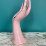 Handmade pink vintage soliflore ring sizer