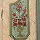 Painted Folk Art Marriage Cabinet
