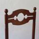 2 chaises rustiques vintage en bois tourné, années 70