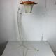 Midcentury French rockabilly lantern low floor lamp, 1950s