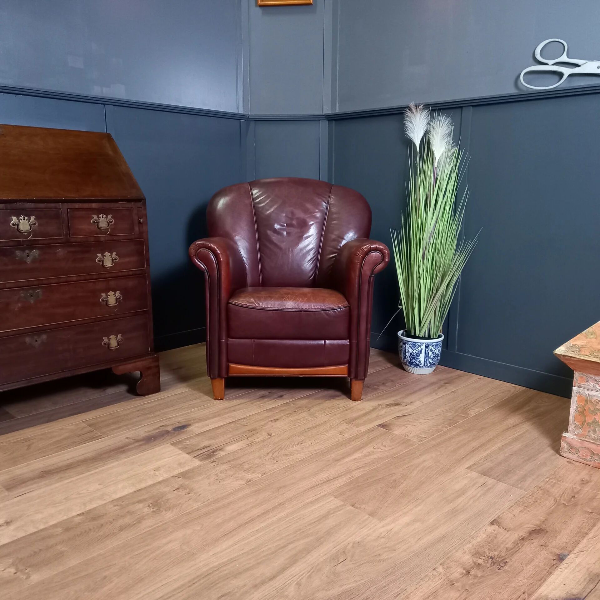 Fauteuil en cuir de mouton