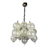 Suspension en verre bulle Murano 'Sterrenbeeld' par Raak, Pays-Bas, années 1960