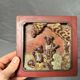 Antique Carved Lacquered Golden Wood Panel Chinese Qing Dynasty Bas Relief