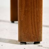 Beech dining set by Bruno Rey for Kusch & Co., Set of 7